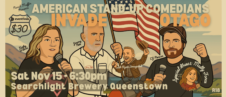 American Standup Comedians Invade Otago @ Searchlight