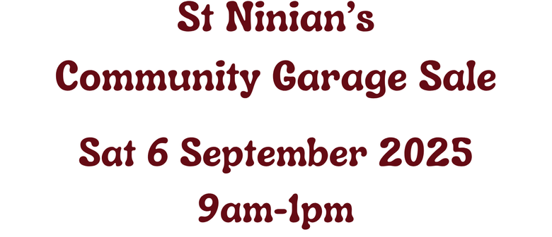 Community Garage Sale in Karori