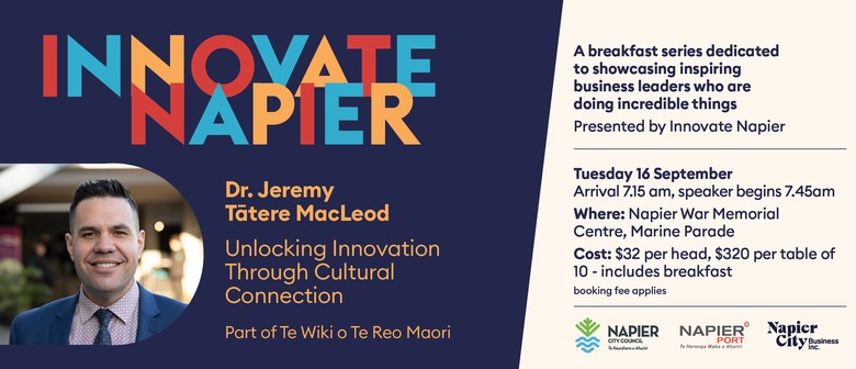 Innovate Napier - Dr Jeremy Tatere MacLeod