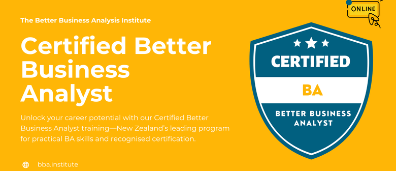 Certified Better Business Analyst - 2 Day Virtual Training