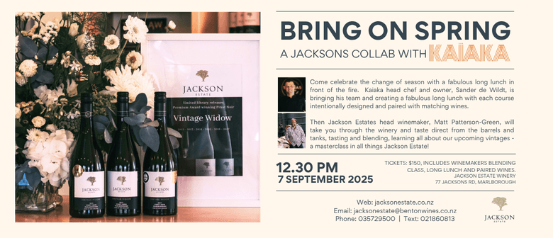 Bring On Spring - A Jacksons Collab With Kaiaka