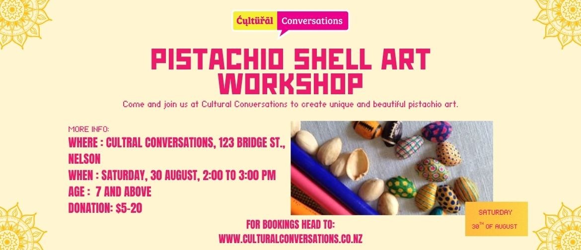 Pistachio Shell Art Workshop
