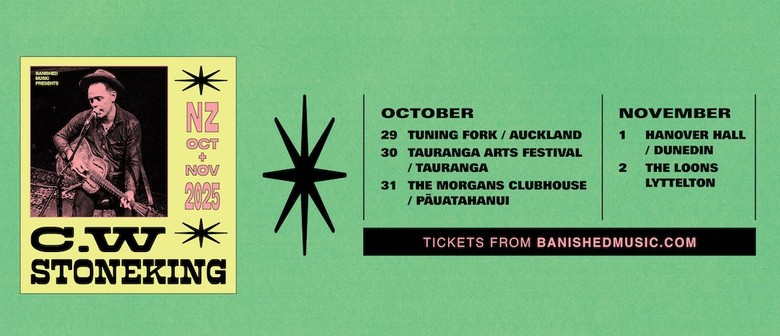 C.W Stoneking NZ Tour