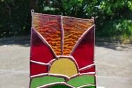 Leadlight Glass Suncatcher Day