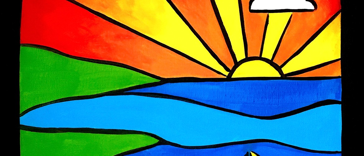 Paint and Wine Night in Nelson - Through The Stained Glass Window: CANCELLED