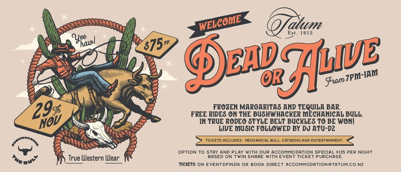 Dead Or Alive Western Party: CANCELLED