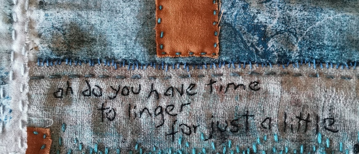 Textile Collage Workshop - Mono Printing & Stitch with Sally Reynolds