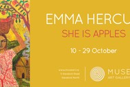 Emma Hercus She is Apples Exhibition Opening