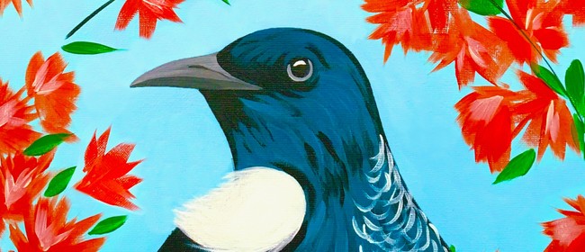 Paint and Wine Night in Havelock North - Pohutukawa Tui