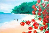 Paint and Wine Night in Waikanae Beach - Summer in NZ