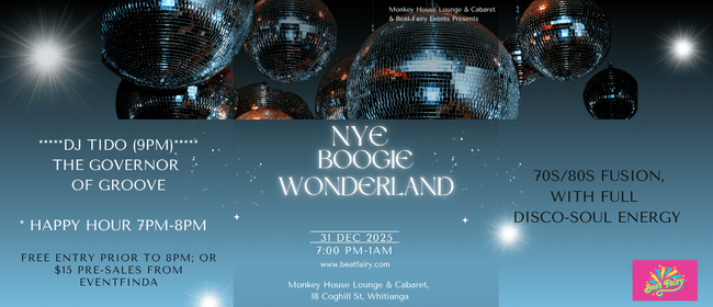 NYE Boogie Wonderland with DJ Tido