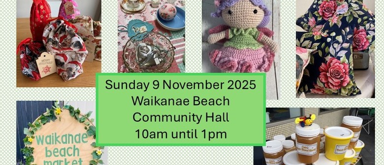 The Waikanae Beach Monthly Indoor Market