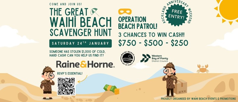 The Great Waihi Beach Scavenger Hunt | Operation Beach Patrol