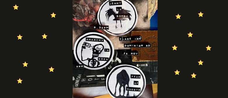 Jennie La Bombe with Anarchy In Eden and Fear Of Ghosts
