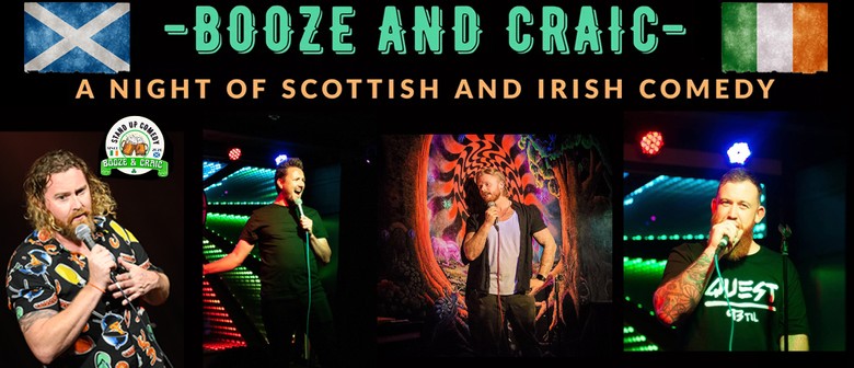 Booze & Craic: A Night Of Irish & Scottish Comedy in Queenstown