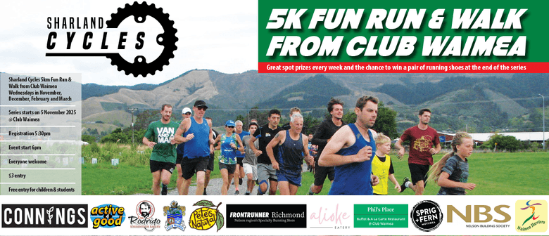 Sharland Cycles 5k Fun Run & Walk Series