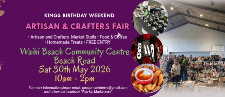 Waihi Beach Artisan and Crafters Fair 2026