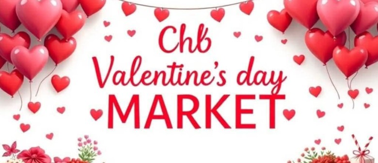 Valentines Day Street market