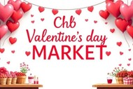 Valentines Day Street market