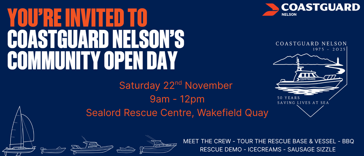Coastguard Nelson 50th Anniversary Community Open Day