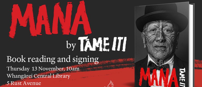 Tame Iti "Mana" Book Reading & Signing Event