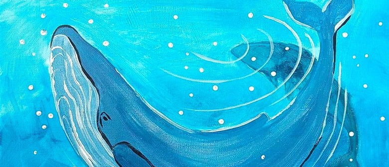 Paint and Wine Night in Wellington - Blue Whale