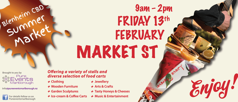 Blenheim CBD Summer Market