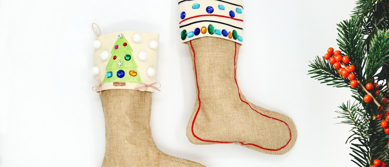 Christmas Stocking Decorating Workshop - A Toitu Christmas