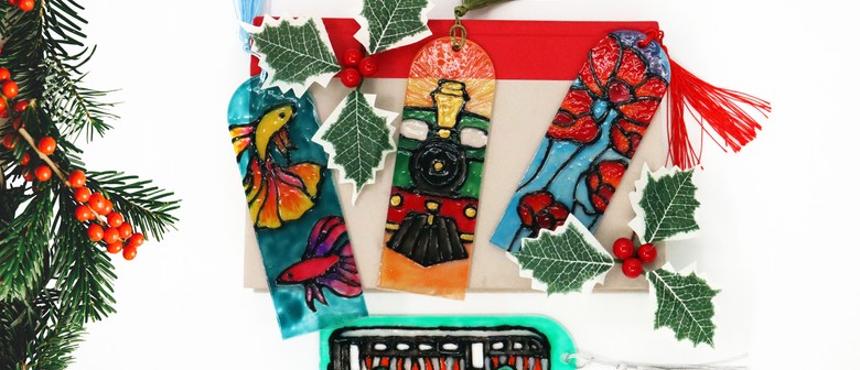 Faux Stained Glass Bookmark Workshop - A Toitū Christmas