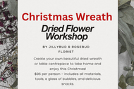 Christmas Wreath Dried Flower Workshop