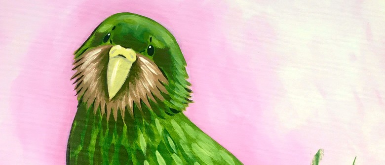 Paint and Wine Night in Whakatane - Kākāpō