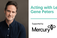 Acting with Leo Gene Peters