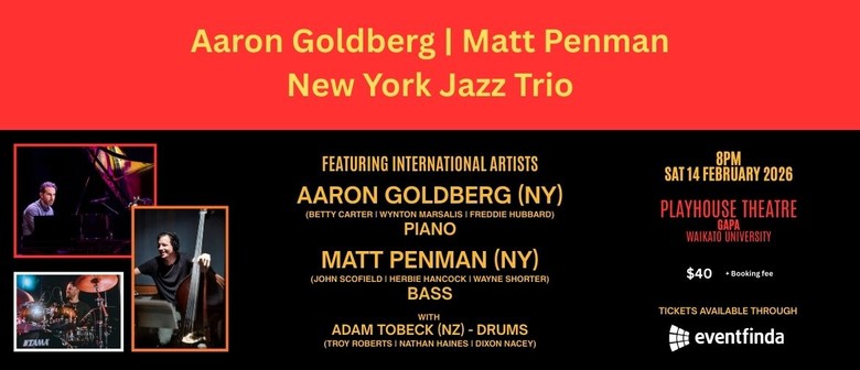 Aaron Goldberg - Matt Penman New York Jazz Trio