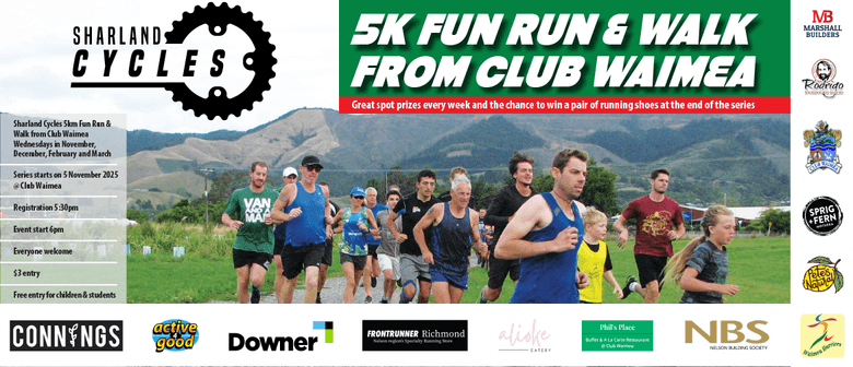Sharland Cycles 5k Fun Run & Walk Series