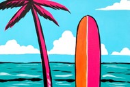 Paint and Wine Night in Palmerston North - Surf's Up