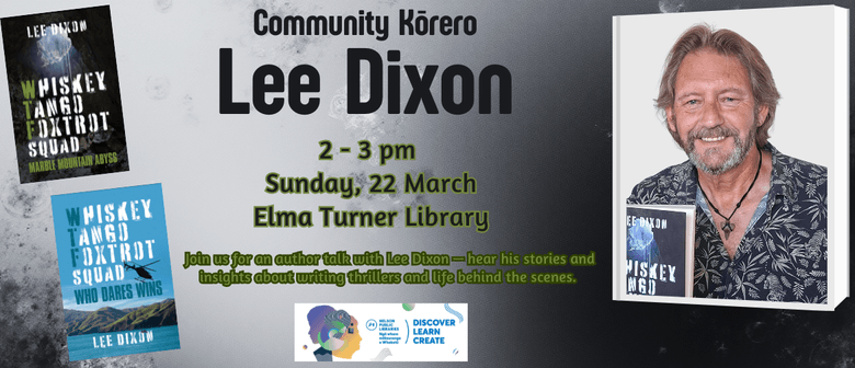 Community Kōrero - Author Talk with Lee Dixon