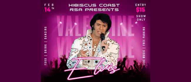 Mike Cole as Elvis on Valentine's Day