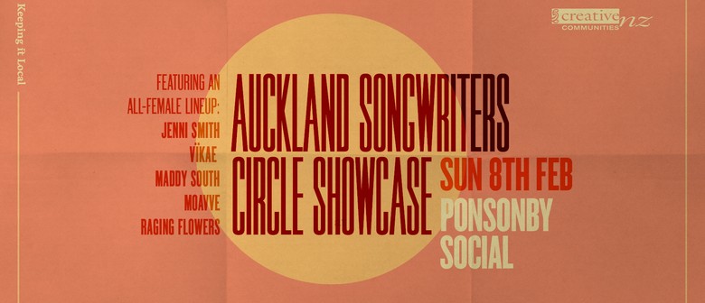 Auckland Songwriters Circle Showcase