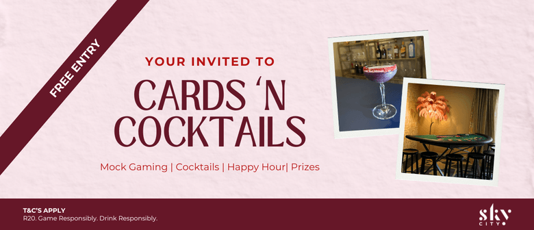 Cards &rsquo;n Cocktails Night at SkyCity