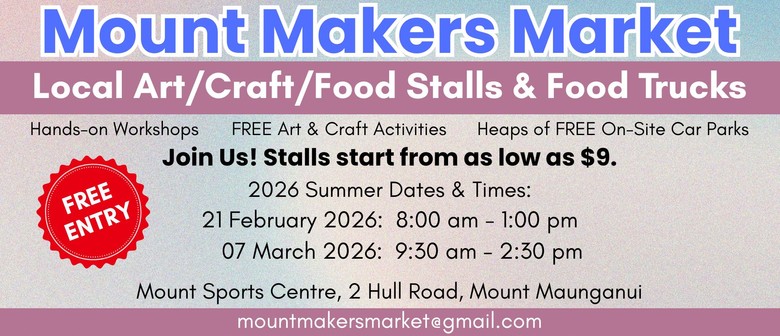 Mount Makers Market Summer 2026