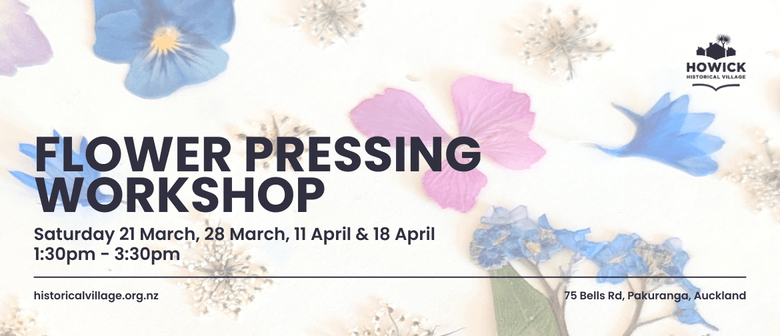 Flower Pressing Workshop