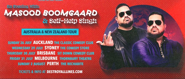 An Evening with Masood Boomgaard & Self-Help Singh