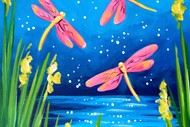 Paint and Wine Night - Magical Dragonflies