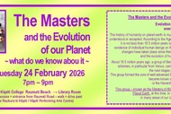 The Masters and The Evolution of Our Planet ~ What Do We Know About It