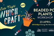 Late Night Which Craft: Beaded Pot Plants