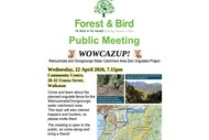 Forest & Bird Public Meeting - WOWCAZUP!