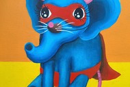 Paint and Wine Night - Elephant Super Hero