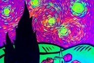 Glow in the Dark Paint Party - A Glowy Night