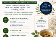 Nourish your Nervous System- With Nutritionist Lucy Edwards