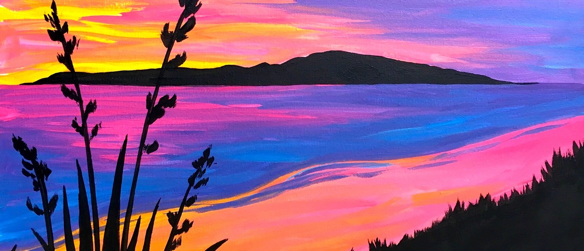 Paint and Wine Night - Sunset at the Beach